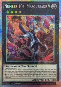 Number 104: Masquerade V (Starlight Rare) - Beyond the Brave - YuGiOh card