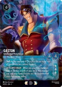 Gaston - Intellectual Powerhouse - Disney Lorcana Promo Cards - Disney Lorcana card