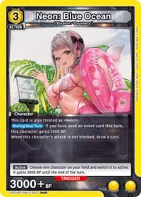 Neon: Blue Ocean - UP01BT: GODDESS OF VICTORY: NIKKE Precious Booster - Union Arena card