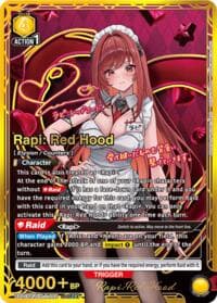 Rapi: Red Hood (PcSR**) - UP01BT: GODDESS OF VICTORY: NIKKE Precious Booster - Union Arena card