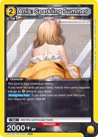 Anis: Sparkling Summer (007) - UP01BT: GODDESS OF VICTORY: NIKKE Precious Booster - Union Arena card