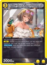 Anis: Sparkling Summer (008) - UP01BT: GODDESS OF VICTORY: NIKKE Precious Booster - Union Arena card