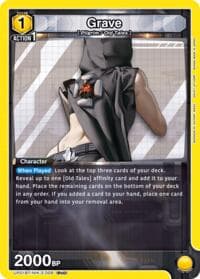 Grave (009) - UP01BT: GODDESS OF VICTORY: NIKKE Precious Booster - Union Arena card