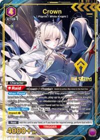 Crown (022) (PcR*) - UP01BT: GODDESS OF VICTORY: NIKKE Precious Booster - Union Arena card