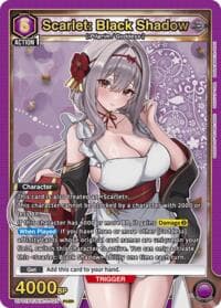 Scarlet: Black Shadow (025) - UP01BT: GODDESS OF VICTORY: NIKKE Precious Booster - Union Arena card