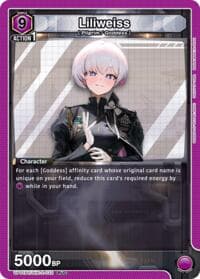 Liliweiss - UP01BT: GODDESS OF VICTORY: NIKKE Precious Booster - Union Arena card