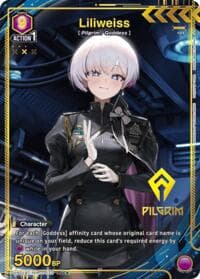 Liliweiss (PcC*) - UP01BT: GODDESS OF VICTORY: NIKKE Precious Booster - Union Arena card