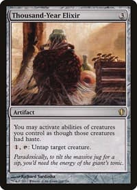 Thousand-Year Elixir - Commander 2013 - Magic: The Gathering card