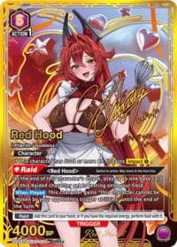 Red Hood (036) (PcSR**) - UP01BT: GODDESS OF VICTORY: NIKKE Precious Booster - Union Arena card