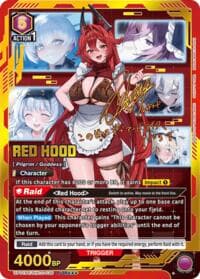 Red Hood (036) (PcSR***) - UP01BT: GODDESS OF VICTORY: NIKKE Precious Booster - Union Arena card