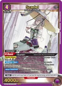 Scarlet - UP01BT: GODDESS OF VICTORY: NIKKE Precious Booster - Union Arena card