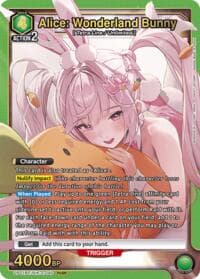 Alice: Wonderland Bunny - UP01BT: GODDESS OF VICTORY: NIKKE Precious Booster - Union Arena card