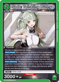Soda: Twinkling Bunny - UP01BT: GODDESS OF VICTORY: NIKKE Precious Booster - Union Arena card