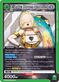 Elegg: Boom and Shock - UP01BT: GODDESS OF VICTORY: NIKKE Precious Booster - Union Arena card