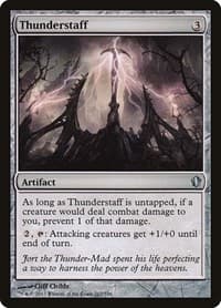 Thunderstaff - Commander 2013 - Magic: The Gathering card