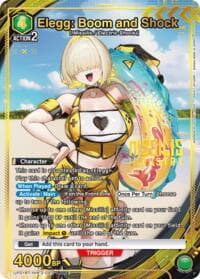 Elegg: Boom and Shock (PcR*) - UP01BT: GODDESS OF VICTORY: NIKKE Precious Booster - Union Arena card