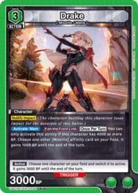 Drake - UP01BT: GODDESS OF VICTORY: NIKKE Precious Booster - Union Arena card
