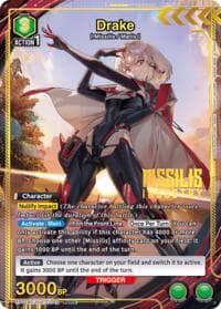 Drake (PcR*) - UP01BT: GODDESS OF VICTORY: NIKKE Precious Booster - Union Arena card