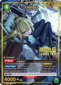 Laplace (050) (PcSR*) - UP01BT: GODDESS OF VICTORY: NIKKE Precious Booster - Union Arena card