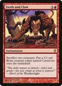 Tooth and Claw - Commander 2013 - Magic: The Gathering card