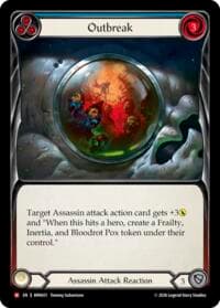 Outbreak - Mastery Pack Assassin - Flesh and Blood TCG card