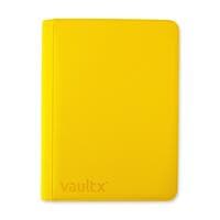 Vault X Zip Binder XXL Exo-Tec - Yellow 16 Pocket - Vault X Card Binders - Storage Albums card