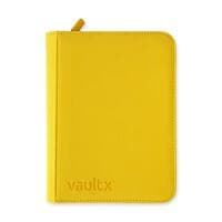 Vault X Zip Binder Exo-Tec - Yellow 4 Pocket - Vault X Card Binders - Storage Albums card