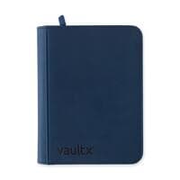 Vault X Zip Binder Exo-Tec - Blue 4 Pocket - Vault X Card Binders - Storage Albums card