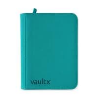 Vault X Zip Binder Exo-Tec - Teal 4 Pocket - Vault X Card Binders - Storage Albums card