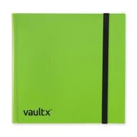 Vault X Strap Binder Standard - Green 12 Pocket - Vault X Card Binders - Storage Albums card