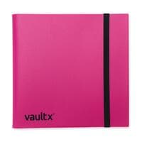 Vault X Strap Binder Standard - Pink 12 Pocket - Vault X Card Binders - Storage Albums card