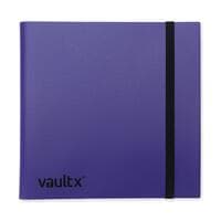 Vault X Strap Binder Standard - Purple 12 Pocket - Vault X Card Binders - Storage Albums card