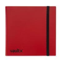 Vault X Strap Binder Standard - Red 12 Pocket - Vault X Card Binders - Storage Albums card