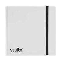 Vault X Strap Binder Standard - White 12 Pocket - Vault X Card Binders - Storage Albums card