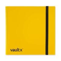 Vault X Strap Binder Standard - Yellow 12 Pocket - Vault X Card Binders - Storage Albums card