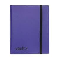 Vault X Strap Binder Standard - Purple 9 Pocket - Vault X Card Binders - Storage Albums card