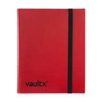 Vault X Strap Binder Standard - Red 9 Pocket - Vault X Card Binders - Storage Albums card