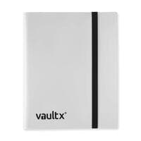 Vault X Strap Binder Standard - White 9 Pocket - Vault X Card Binders - Storage Albums card