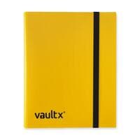 Vault X Strap Binder Standard - Yellow 9 Pocket - Vault X Card Binders - Storage Albums card