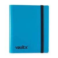 Vault X Strap Binder Standard - Blue 4 Pocket - Vault X Card Binders - Storage Albums card
