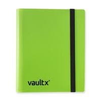 Vault X Strap Binder Standard - Green 4 Pocket - Vault X Card Binders - Storage Albums card