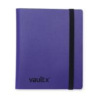 Vault X Strap Binder Standard - Purple 4 Pocket - Vault X Card Binders - Storage Albums card