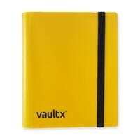 Vault X Strap Binder Standard - Yellow 4 Pocket - Vault X Card Binders - Storage Albums card