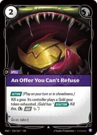 An Offer You Can't Refuse - Radiance - Riftbound: League of Legends Trading Card Game card