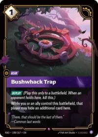 Bushwhack Trap - Radiance - Riftbound: League of Legends Trading Card Game card