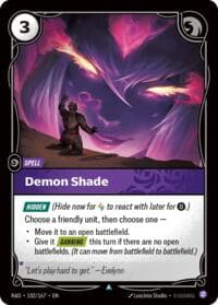Demon Shade - Radiance - Riftbound: League of Legends Trading Card Game card