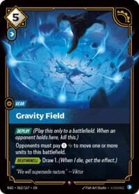 Gravity Field - Radiance - Riftbound: League of Legends Trading Card Game card