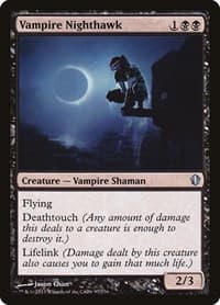 Vampire Nighthawk - Commander 2013 - Magic: The Gathering card