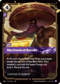 Mechanical Bandit - Radiance - Riftbound: League of Legends Trading Card Game card