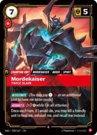 Mordekaiser, Twice Slain - Radiance - Riftbound: League of Legends Trading Card Game card